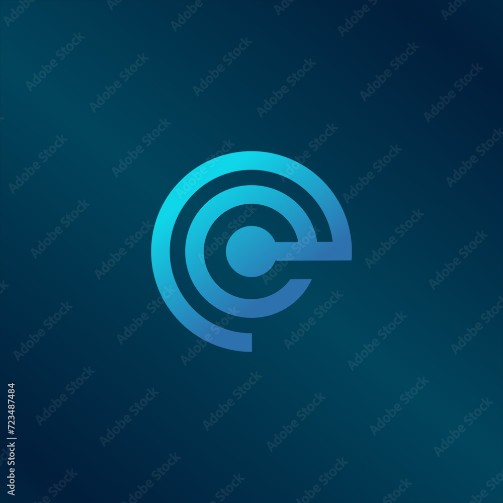 Digital Tech Letter Initial E Logo Design Template Digital Tech Letter Initial E Logo Design Template
