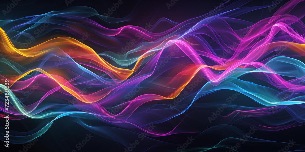 Electric wave patterns in motion Electric wave patterns in motion