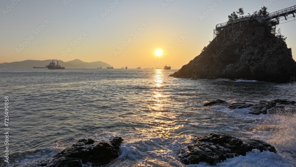 Fototapeta premium 송도암남공원