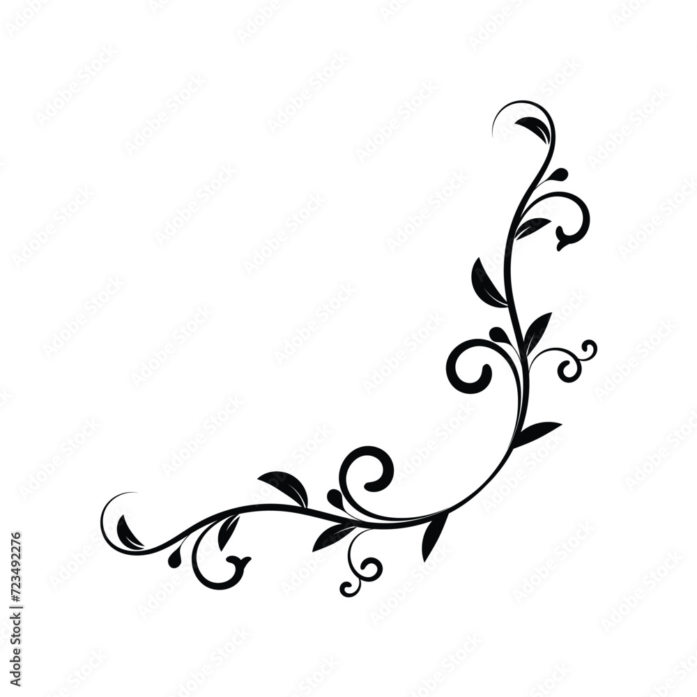 floral ornament vector design illustration isolated floral ornament vector design illustration isolated