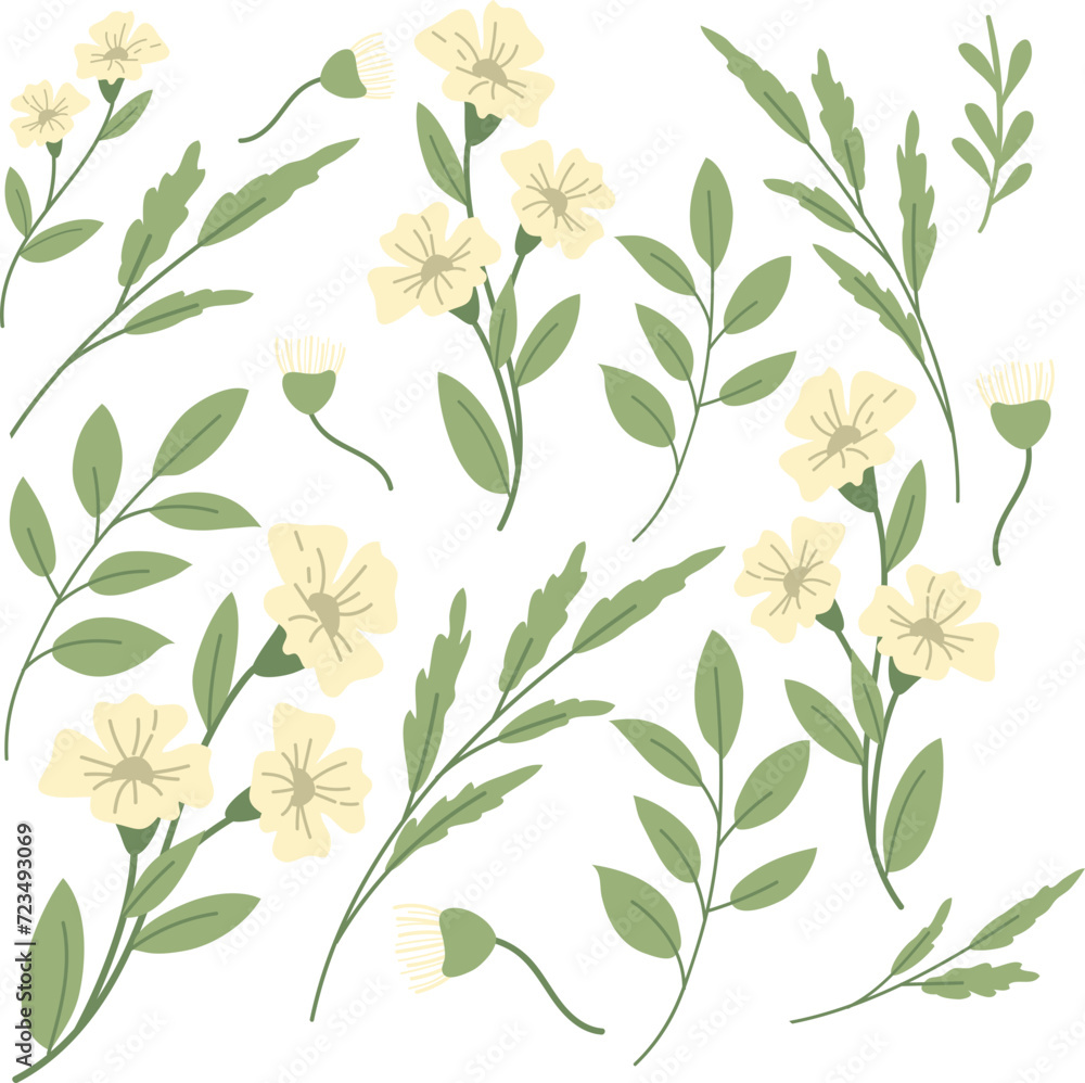 Seamless Botanical Pattern Seamless Botanical Pattern