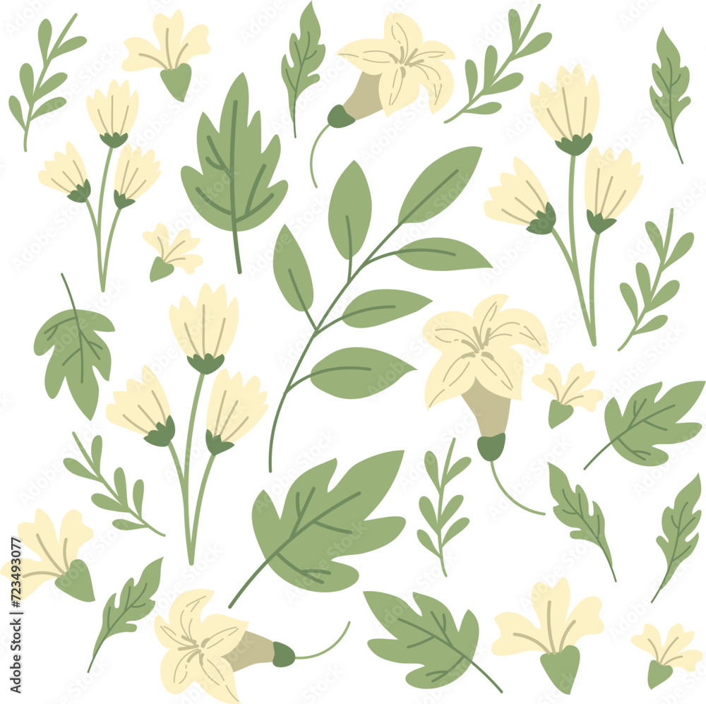 Seamless Botanical Pattern Seamless Botanical Pattern