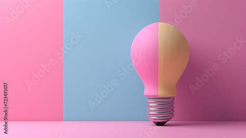 AI Art Light Bulb　電球