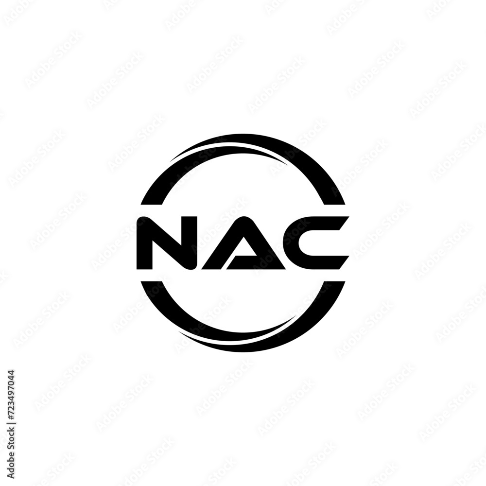 NAC letter logo design with white background in illustrator, cube logo, vector logo, modern alphabet font overlap style. calligraphy designs for logo, Poster, Invitation, etc. NAC letter logo design with white background in illustrator, cube logo, vector logo, modern alphabet font overlap style. calligraphy designs for logo, Poster, Invitation, etc.