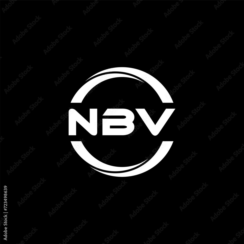 NBV letter logo design with black background in illustrator, cube logo, vector logo, modern alphabet font overlap style. calligraphy designs for logo, Poster, Invitation, etc. NBV letter logo design with black background in illustrator, cube logo, vector logo, modern alphabet font overlap style. calligraphy designs for logo, Poster, Invitation, etc.