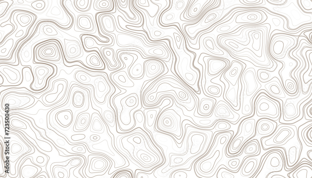 Topographic map patterns, topography line map. Outdoor vector background, editable stroke. Topographic map. Geographic mountain relief. Abstract lines background. Contour maps.