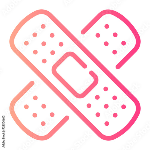 band aid Gradient icon