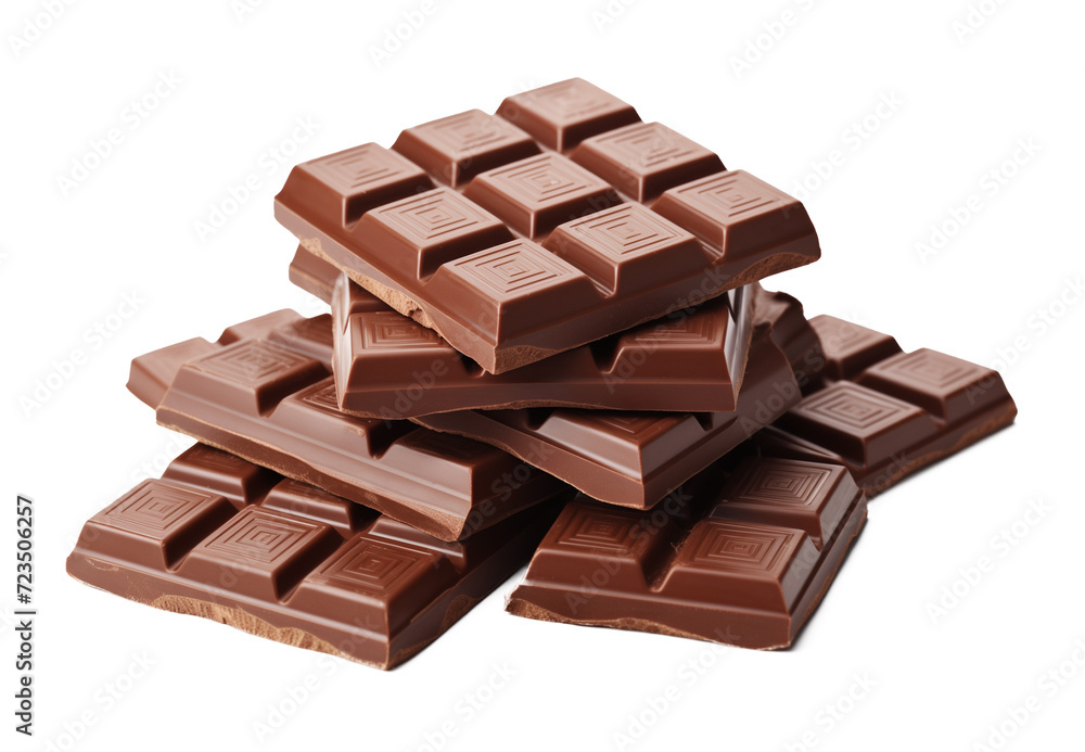 Pile of Chocolate Bars Isolated on Transparent Background
Pile of Chocolate Bars Isolated on Transparent Background