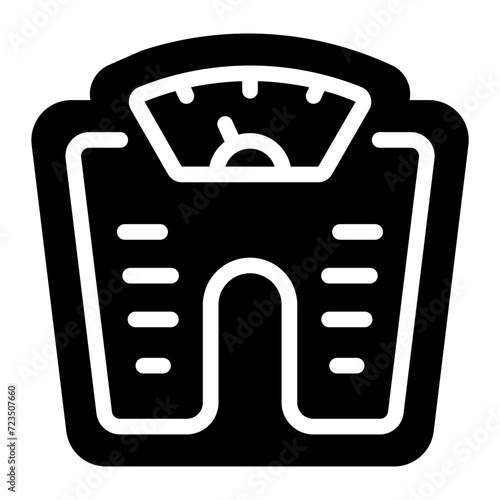weighing machine Solid icon