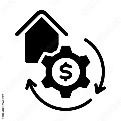 Mortgage Refinancing Icon