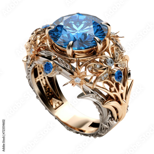 A ring  on transparency background PNG photo