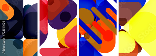 Geometric elements abstract backgrounds for wallpaper, business card, cover, poster, banner, brochure, header, website