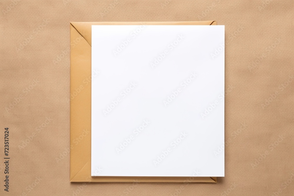 Blank white greeting card paper on background. Valentine's day-wedding. Mockup presentation. advertisement. copy text space. Blank white greeting card paper on background. Valentine's day-wedding. Mockup presentation. advertisement. copy text space.