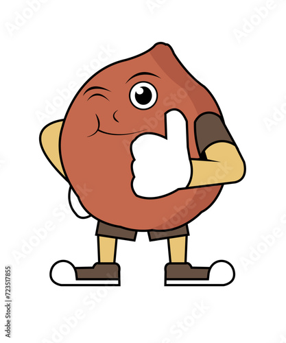 hazelnut cartoon character