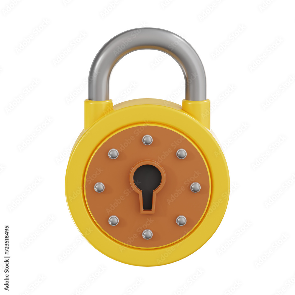 3d lock icon illustration, transparent background, game asset 3d set 3d lock icon illustration, transparent background, game asset 3d set