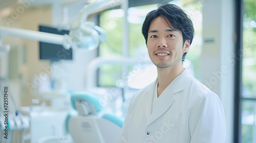 アジア人男性の歯科医のイメージ01