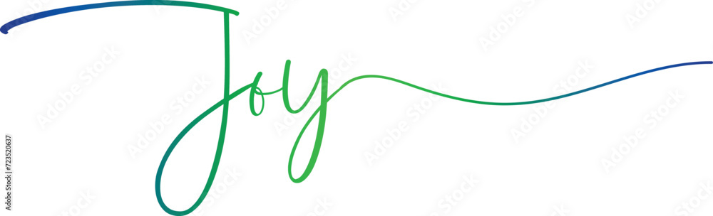 Joy text vector is written with an elegant typography, vector Joy text vector is written with an elegant typography, vector