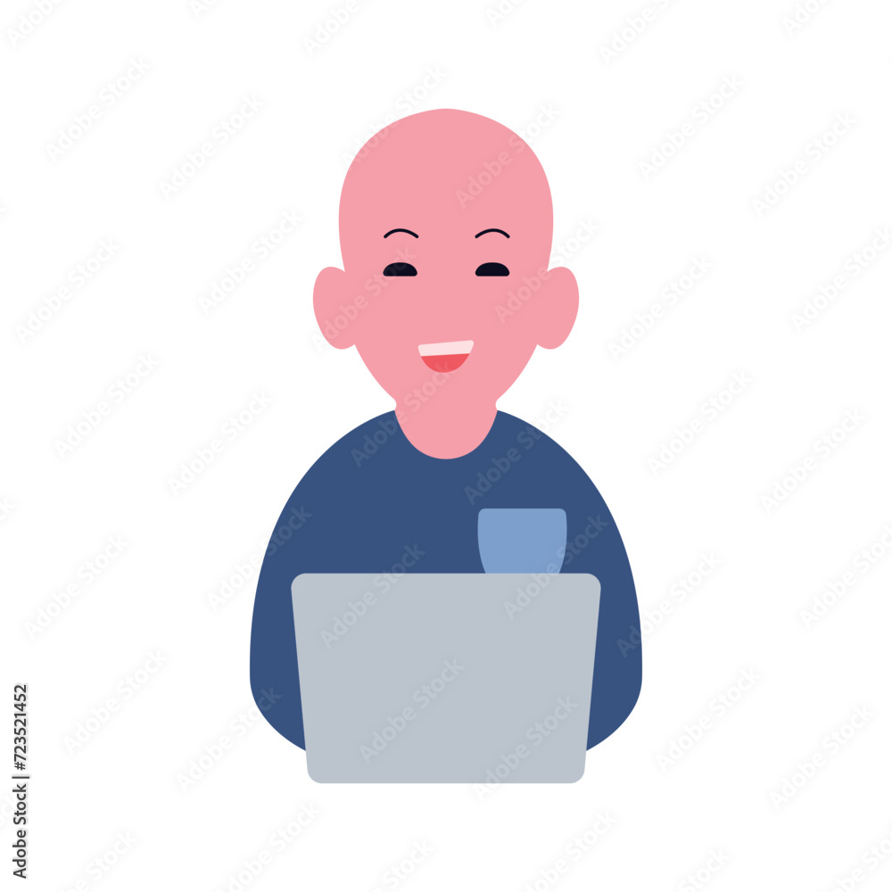simple modern freelance concept entrepreneur vector illustration simple modern freelance concept entrepreneur vector illustration