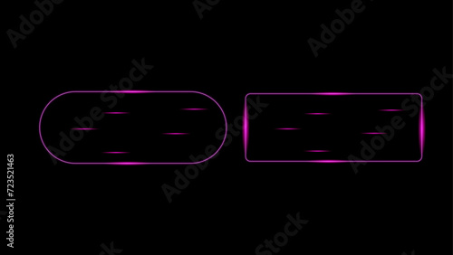 neon sign on a black background
