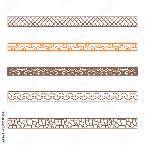 VECTOR BORDER DESIGN FOR CNC LASER CUTING FILE