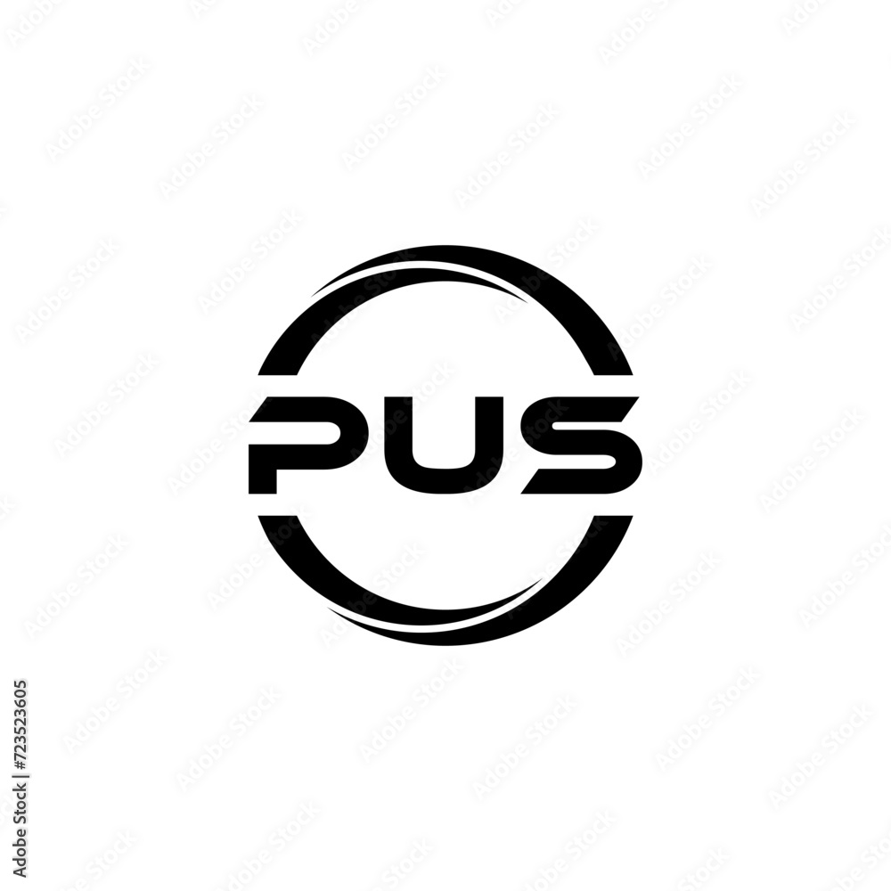 PUS letter logo design with white background in illustrator, cube logo, vector logo, modern alphabet font overlap style. calligraphy designs for logo, Poster, Invitation, etc. PUS letter logo design with white background in illustrator, cube logo, vector logo, modern alphabet font overlap style. calligraphy designs for logo, Poster, Invitation, etc.