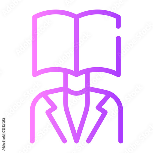 bookworm gradient icon