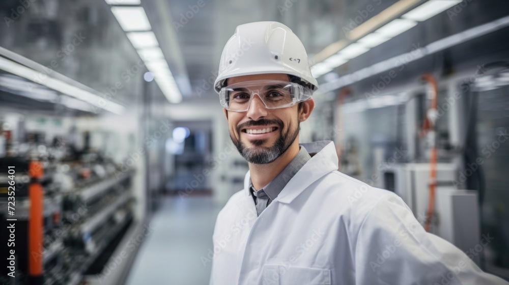engineer in a high-tech research laboratory engineer in a high-tech research laboratory