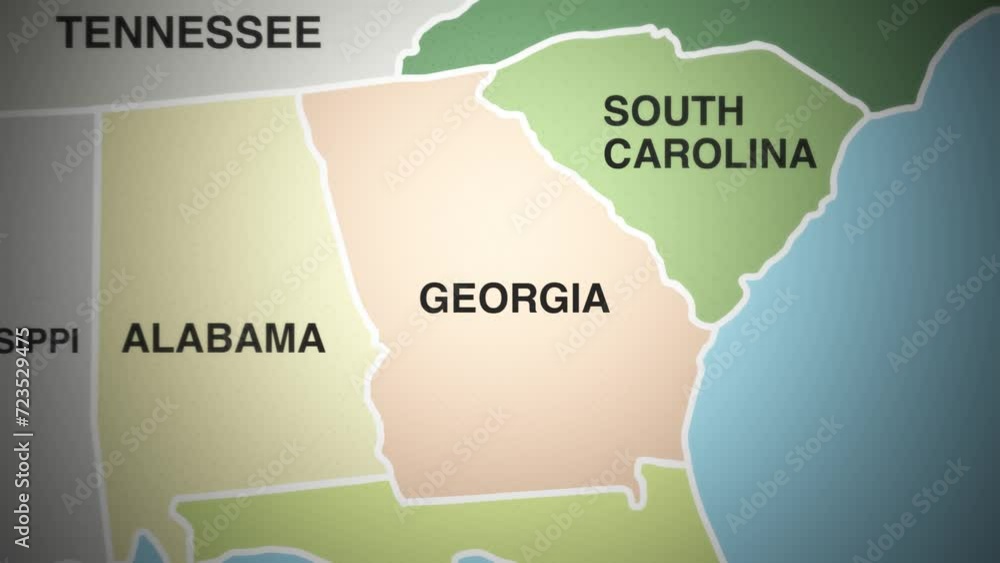 Vidéo Stock Georgia, blending historic charm with modern innovation, beckons with its vibrant 