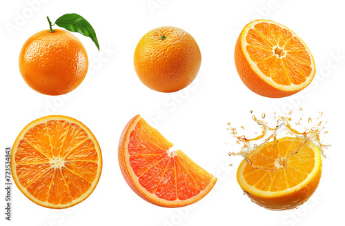 Orange Isolate on transparent background