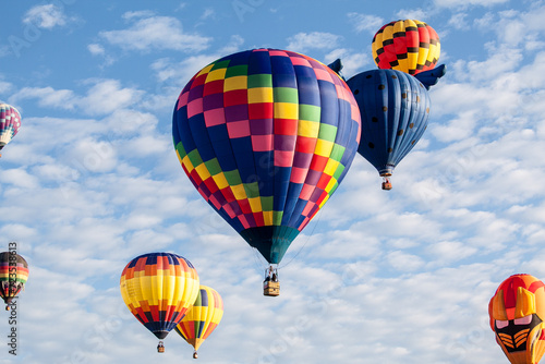 Balloons in the air