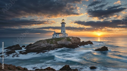 lighthouse on the coast