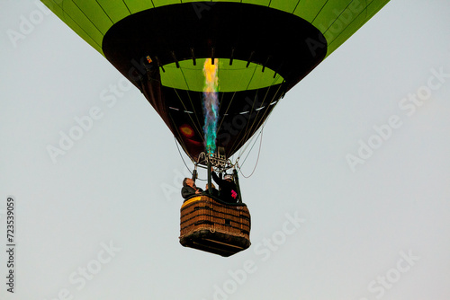Balloons in the air