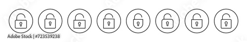 Unlock icon vector. Unlock sign and symbol. unlocked padlock icon