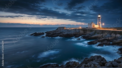 lighthouse on the coast