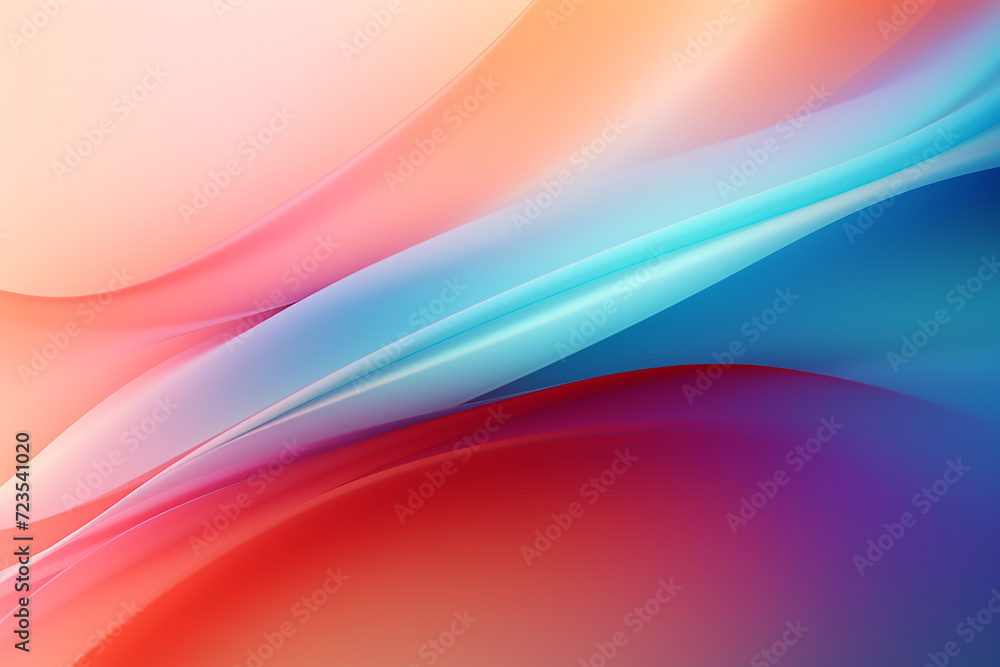Abstract Wave Gradient on a Bright Background Abstract Wave Gradient on a Bright Background
