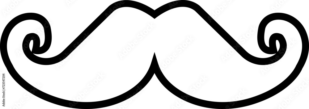 Moustache vector icon. Whisker icon. Black Line silhouette of adult man moustache. Symbol of Fathers day editable stock. Barber symbol on transparent background for Website page and mobile app design. Moustache vector icon. Whisker icon. Black Line silhouette of adult man moustache. Symbol of Fathers day editable stock. Barber symbol on transparent background for Website page and mobile app design.