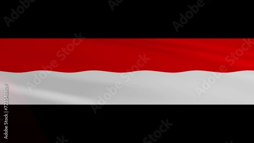 Indonesian Wavin Flag Video Footage Overlay 4K (ID: 723548809)