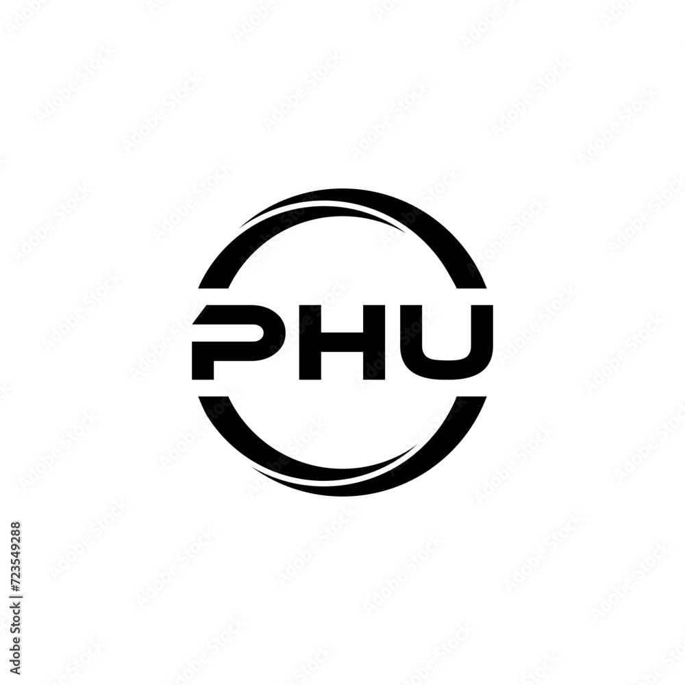 PHU letter logo design with white background in illustrator, cube logo, vector logo, modern alphabet font overlap style. calligraphy designs for logo, Poster, Invitation, etc. PHU letter logo design with white background in illustrator, cube logo, vector logo, modern alphabet font overlap style. calligraphy designs for logo, Poster, Invitation, etc.