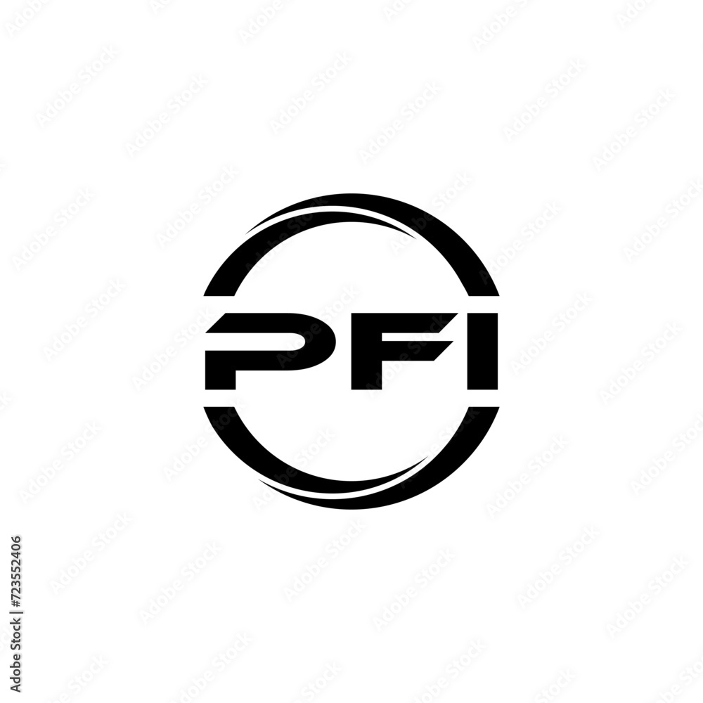 PFI letter logo design with white background in illustrator, cube logo, vector logo, modern alphabet font overlap style. calligraphy designs for logo, Poster, Invitation, etc. PFI letter logo design with white background in illustrator, cube logo, vector logo, modern alphabet font overlap style. calligraphy designs for logo, Poster, Invitation, etc.