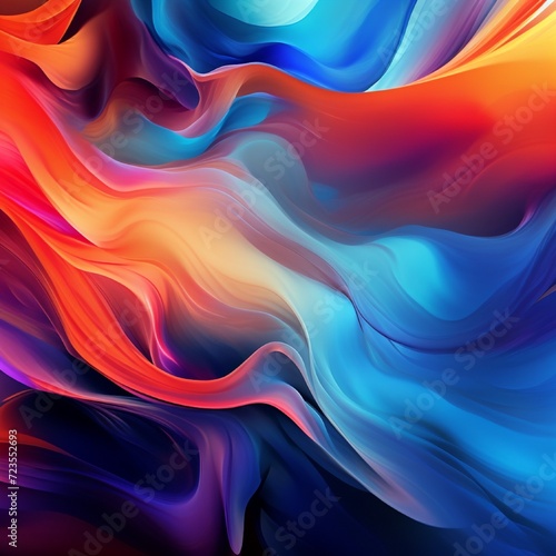 abstract colorful background with waves