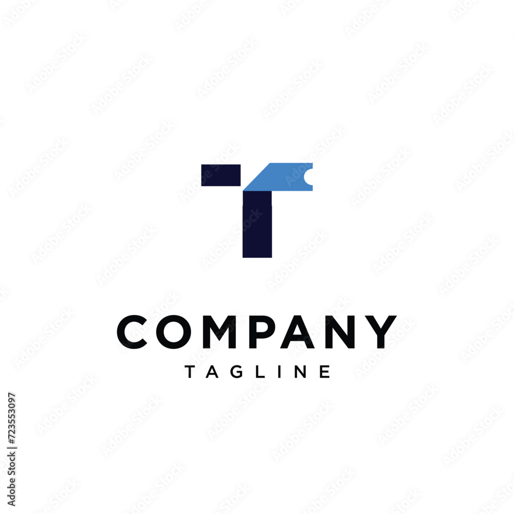 Letter T Ticket Logo icon vector template Letter T Ticket Logo icon vector template