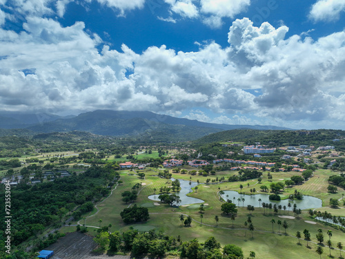 landscape with village