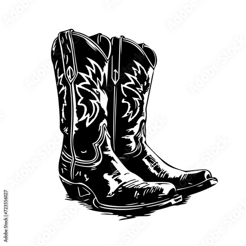 A pair of cowboy boots