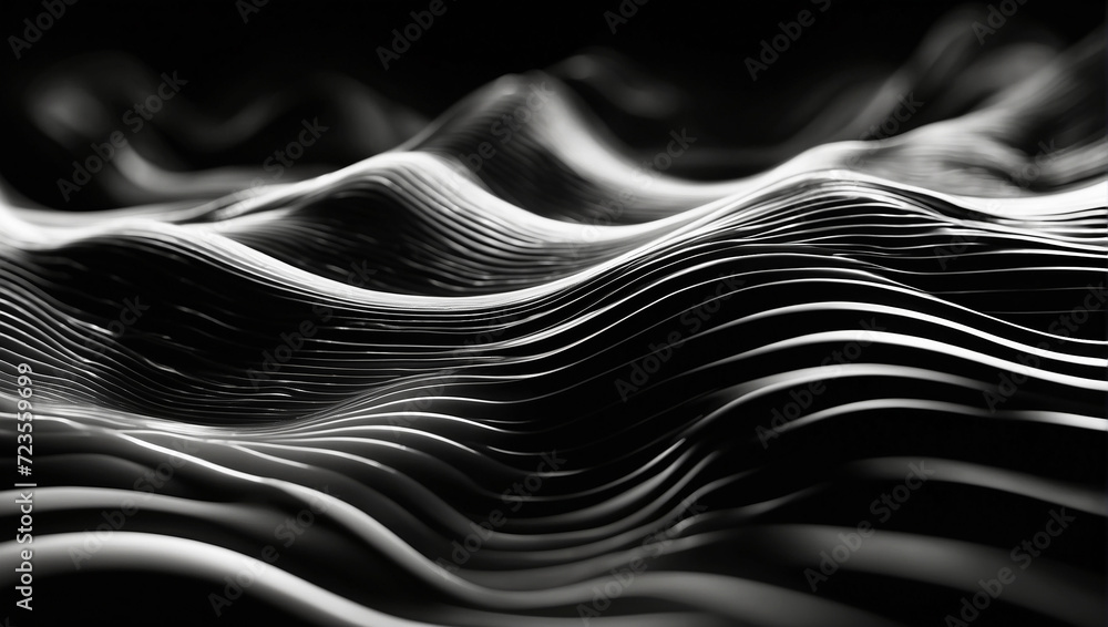 Modern abstract multicolor gradient flowing wave lines banner background. Shiny moving lines design element. Glowing wave. Futuristic technology concept.

