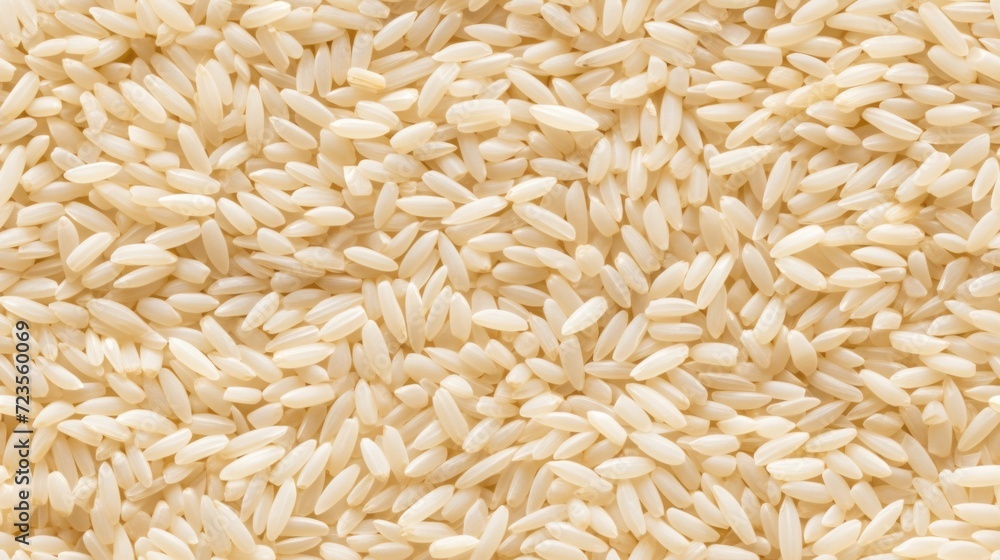 Parboiled rice seamless pattern. Repeated background of cereal food texture Parboiled rice seamless pattern. Repeated background of cereal food texture