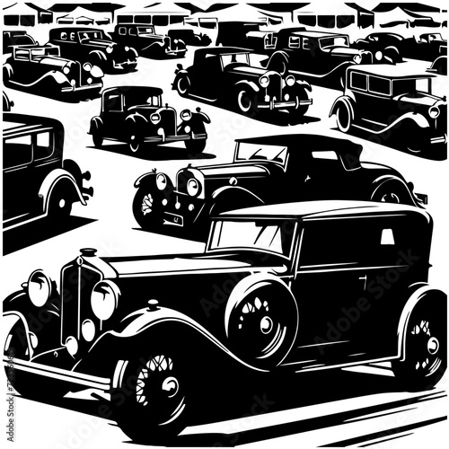 Vintage car show