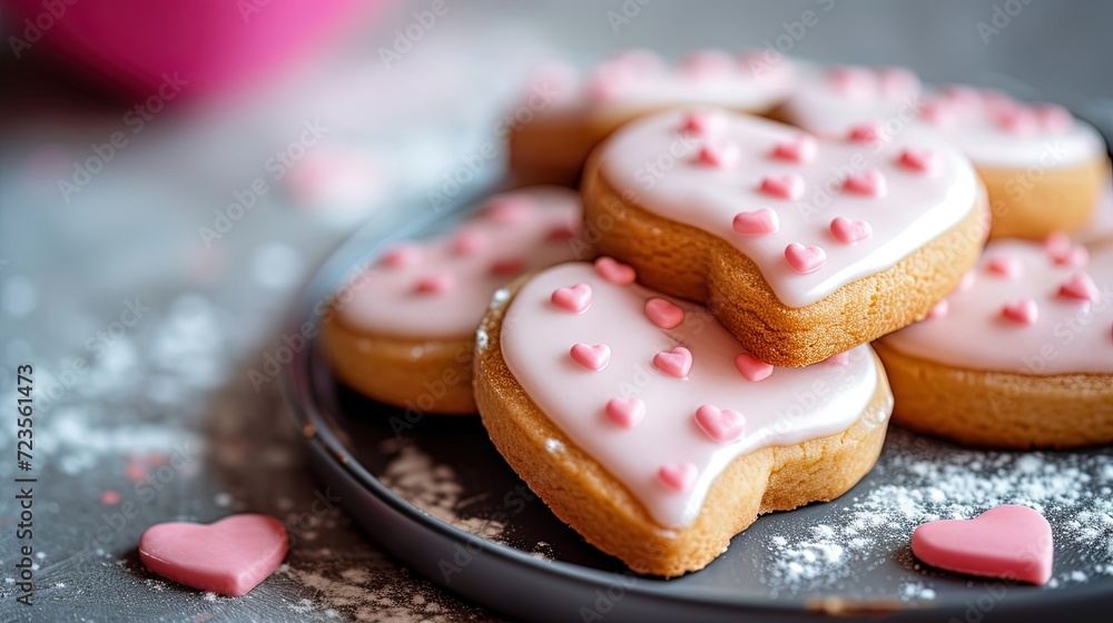 Heart Shaped Cookies Valentine Heart Shaped Cookies Valentine
