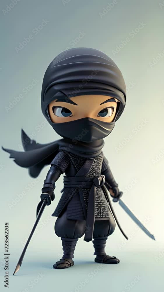 Cartoon digital avatars of Micro Ninja NinjaNavi Cartoon digital avatars of Micro Ninja NinjaNavi