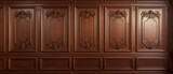 Clasic Luxury Wood Panelling on the Wall