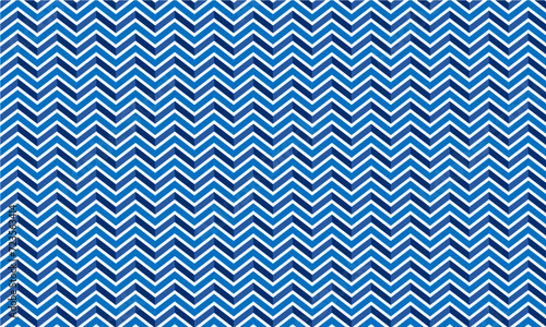 zig-zag illustration. Zigzag chevron blue pattern background for decorative design isolated on white. Seamless geometric vector shape for : wallpaper, backdrop, fashion, print, textile ornament, ect